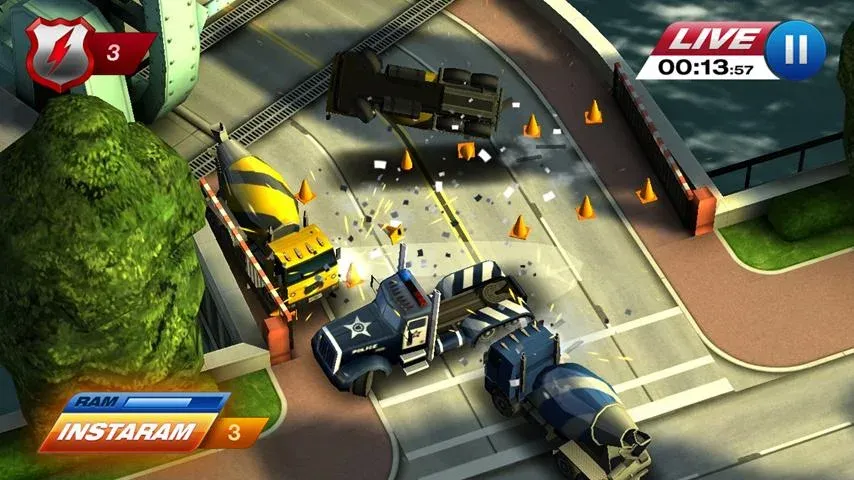 Smash Cops Heat (Смеш копс хит) [МОД: Много монет, Открытые уровни и Мега MOD] Screenshot 2