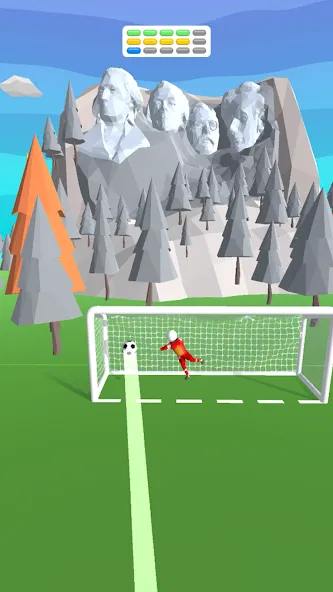 Goal Party - Soccer Freekick (Гоал Парти) [МОД: Все открыто, Дополнительные деньги и Меню MOD] Screenshot 5