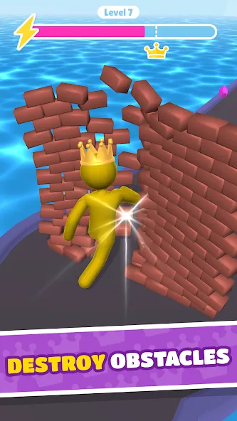 Giant Rush! - Fighting Games [МОД: Много монет, Открытые уровни и Мега MOD] Screenshot 2
