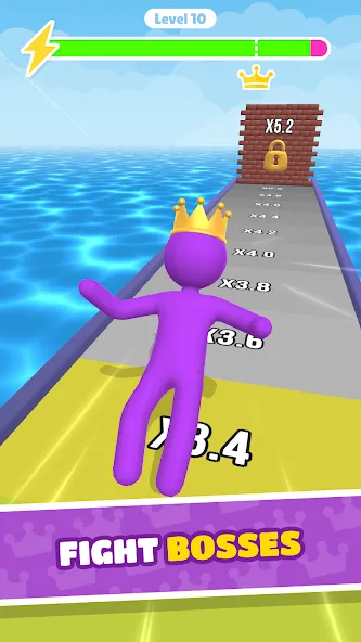 Giant Rush! - Fighting Games [МОД: Много монет, Открытые уровни и Мега MOD] Screenshot 4