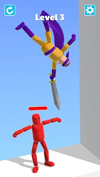 Ragdoll ninja: Imposter hero (Рагдолл Ниндзя) [МОД: Много монет, Открытые уровни и Мега MOD] Screenshot 4