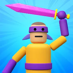 Скачать Ragdoll ninja: Imposter hero (Рагдолл Ниндзя) [МОД: Много монет, Открытые уровни и Мега MOD] | Взлом Ragdoll ninja: Imposter hero на Андроид
