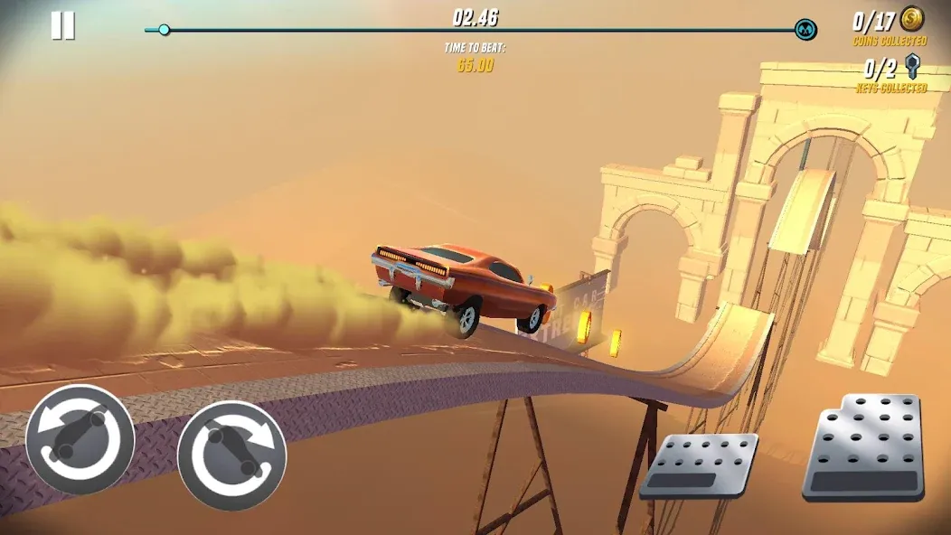 Stunt Car Extreme (Стант Кар Экстрим) [МОД: Меню, Бесконечные монеты и Открытые уровни] Screenshot 3