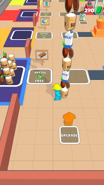 Candy Factory (Кэнди Фактори) [МОД: Все открыто, Дополнительные деньги и Меню MOD] Screenshot 1