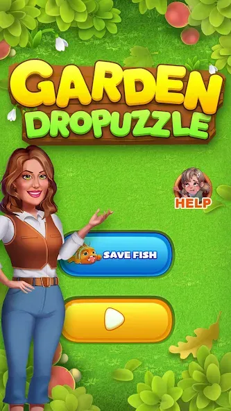 Garden Dropuzzle (Гарден Дропазл) [МОД: Бесконечные деньги, Монеты и Мега MOD] Screenshot 1
