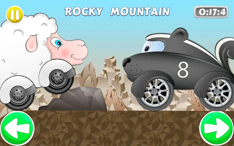 Racing car game for kids [МОД: Все открыто, Дополнительные деньги и Меню MOD] Screenshot 3
