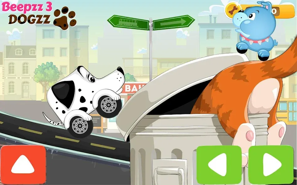 Racing games for kids - Dogs [МОД: Деньги, Монеты и Меню MOD] Screenshot 3