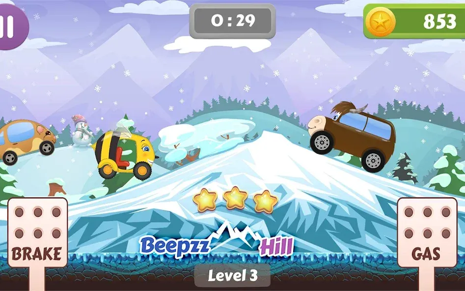 Car Racing game for toddlers [МОД: Деньги, Монеты и Меню MOD] Screenshot 5