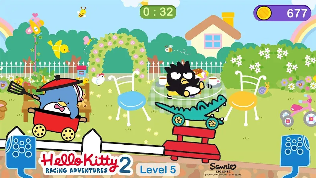 Hello Kitty games - car game [МОД: Бесконечные деньги, Монеты и Мега MOD] Screenshot 5