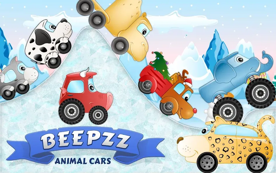 Kids Car Racing game – Beepzz [МОД: Меню, Бесконечные монеты и Открытые уровни] Screenshot 1