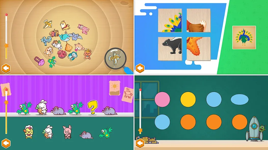 690 Puzzles for preschool kids [МОД: Меню, Бесконечные монеты и Открытые уровни] Screenshot 5