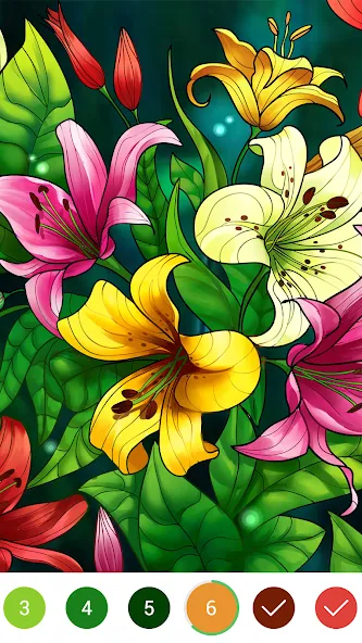 Coloring Book: Color by Number (Колоринг Бук) [МОД: Много монет, Открытые уровни и Мега MOD] Screenshot 1