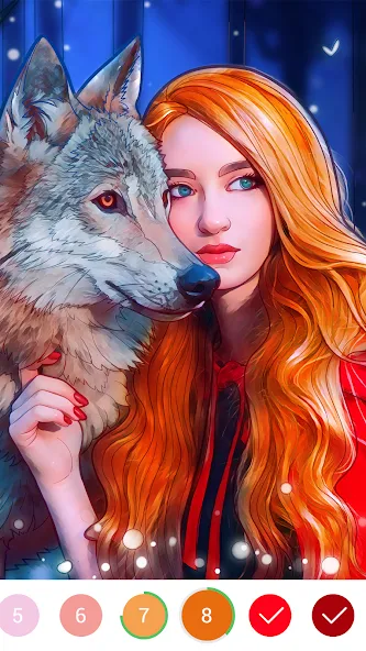 Coloring Book: Color by Number (Колоринг Бук) [МОД: Много монет, Открытые уровни и Мега MOD] Screenshot 2