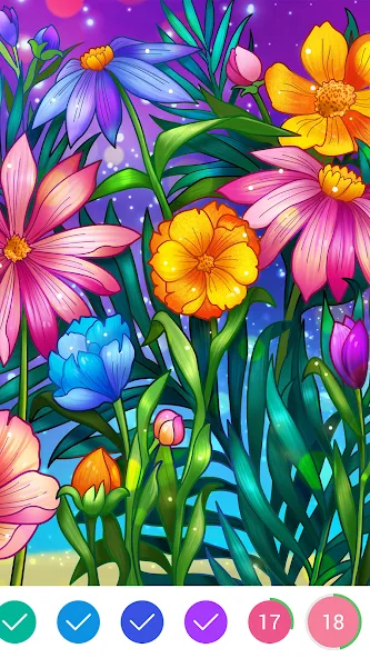 Coloring Book: Color by Number (Колоринг Бук) [МОД: Много монет, Открытые уровни и Мега MOD] Screenshot 4