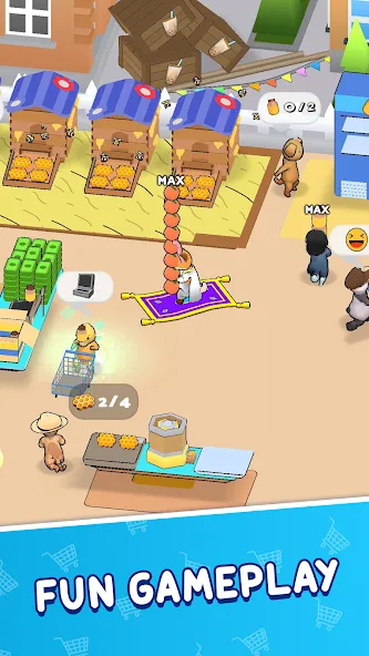 Animal Mart: Tycoon Games (Мой Зверинец Март) [МОД: Деньги, Монеты и Меню MOD] Screenshot 5