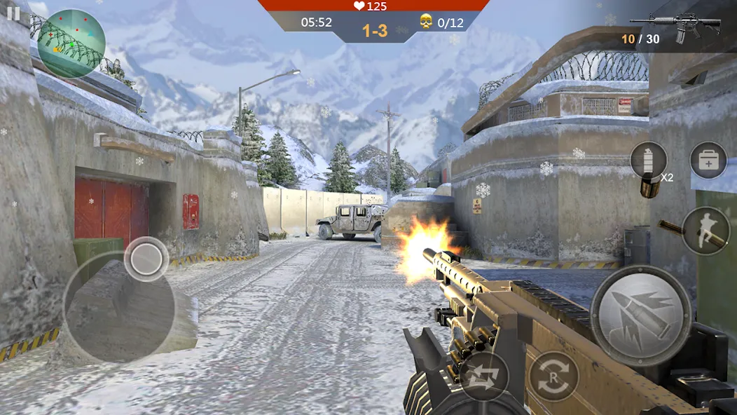 Gun Strike Shoot 3D [МОД: Бесконечные деньги, Монеты и Мега MOD] Screenshot 2