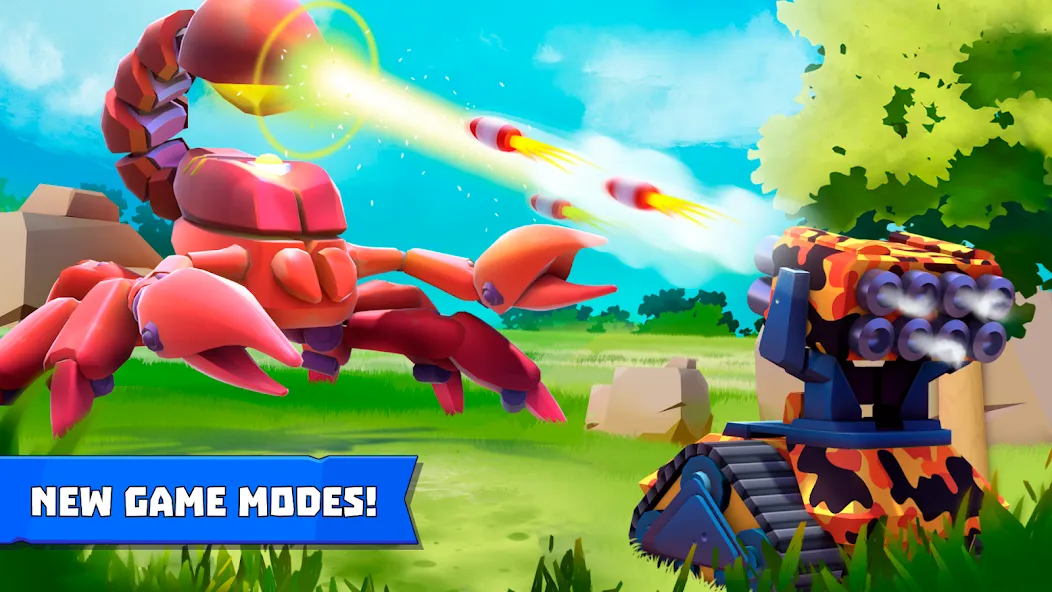 Tanks a Lot - 3v3 Battle Arena [МОД: Много монет, Открытые уровни и Мега MOD] Screenshot 1