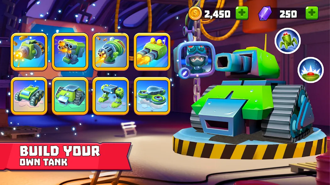 Tanks a Lot - 3v3 Battle Arena [МОД: Много монет, Открытые уровни и Мега MOD] Screenshot 2