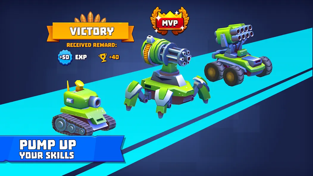 Tanks a Lot - 3v3 Battle Arena [МОД: Много монет, Открытые уровни и Мега MOD] Screenshot 5