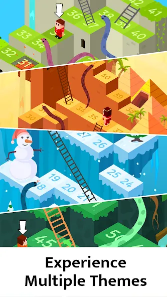 Snakes and Ladders Board Games [МОД: Деньги, Монеты и Меню MOD] Screenshot 2