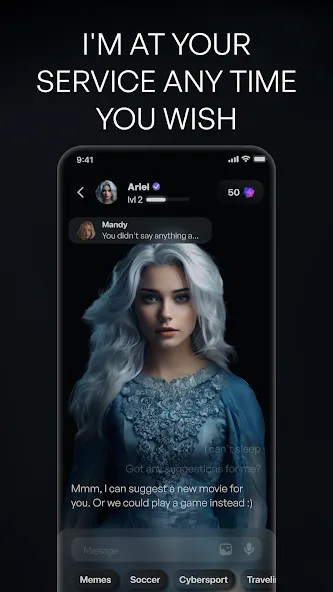 EVA Character AI & AI Friend (ИВА АИ) [МОД: Много монет, Открытые уровни и Мега MOD] Screenshot 2