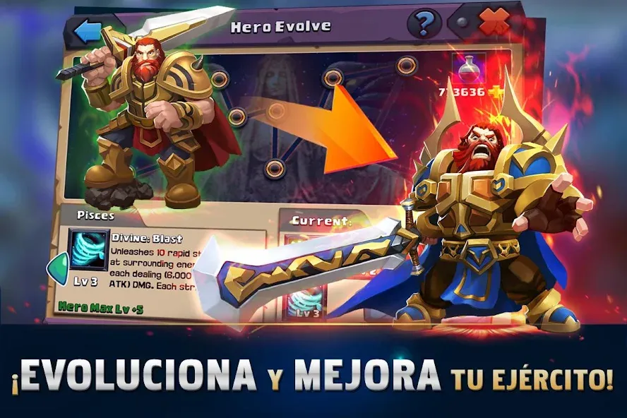 Clash of Lords 2: Español (Клэш оф Лордс 2) [МОД: Много монет, Открытые уровни и Мега MOD] Screenshot 3