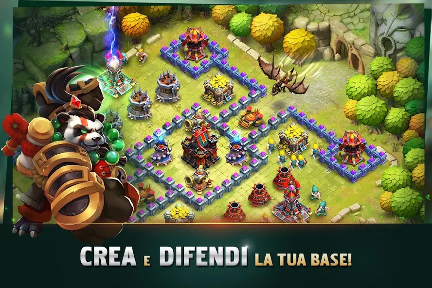 Clash of Lords 2: Italiano (Клэш оф Лордс 2) [МОД: Бесконечные деньги, Монеты и Мега MOD] Screenshot 1
