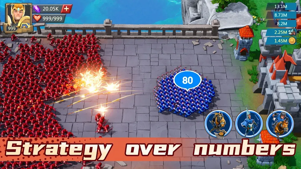 Lords Mobile: Kingdom Wars (Лордс Мобайл) [МОД: Много монет, Открытые уровни и Мега MOD] Screenshot 2