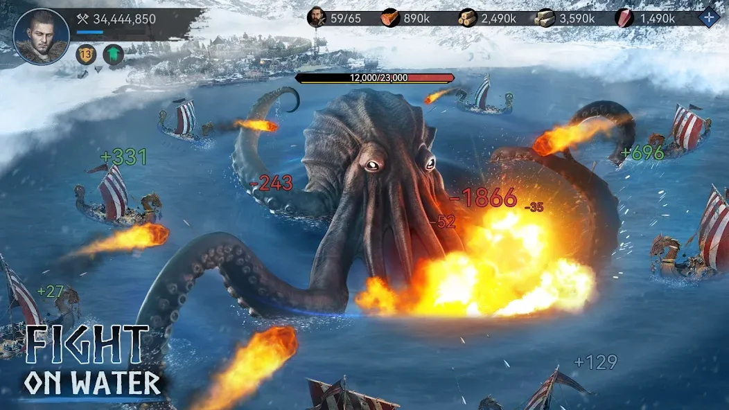 Viking Rise: Valhalla (Викинг Райз) [МОД: Много монет, Открытые уровни и Мега MOD] Screenshot 4