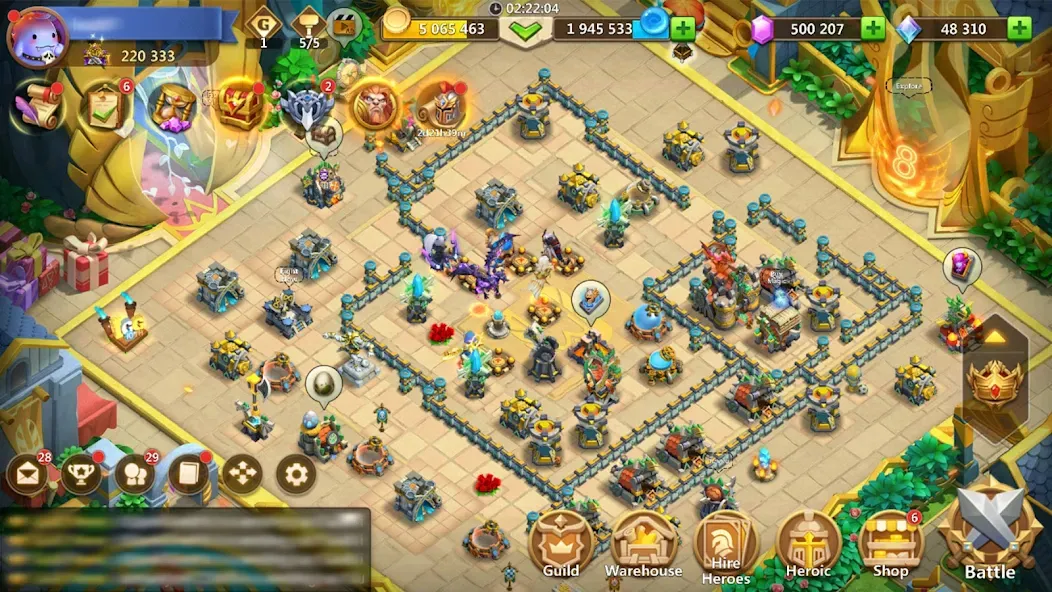 Castle Clash: World Ruler (Кастл Клаш) [МОД: Бесконечные деньги, Монеты и Мега MOD] Screenshot 1