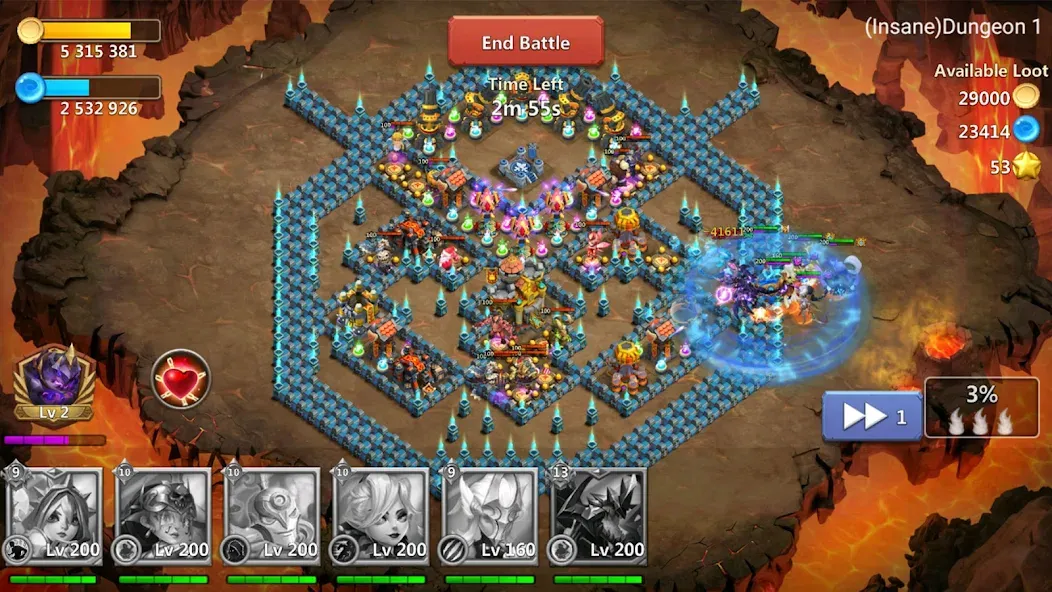 Castle Clash: World Ruler (Кастл Клаш) [МОД: Бесконечные деньги, Монеты и Мега MOD] Screenshot 2