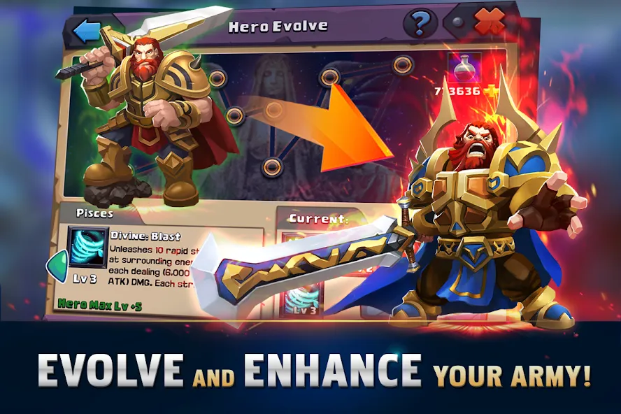 Clash of Lords 2: Guild Castle (Клэш оф Лордс 2) [МОД: Много монет, Открытые уровни и Мега MOD] Screenshot 3