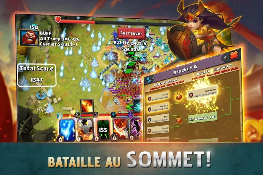 Clash of Lords 2: Clash Divin (Клэш оф Лордс 2) [МОД: Меню, Бесконечные монеты и Открытые уровни] Screenshot 2