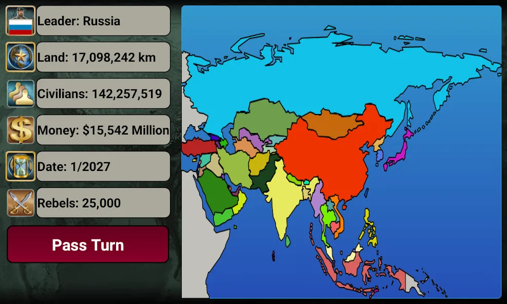 Asia Empire [МОД: Деньги, Монеты и Меню MOD] Screenshot 2