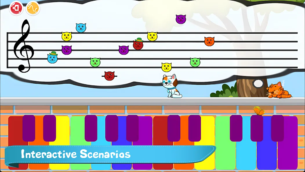 Cat Piano Meow - Sounds & Game [МОД: Все открыто, Дополнительные деньги и Меню MOD] Screenshot 4