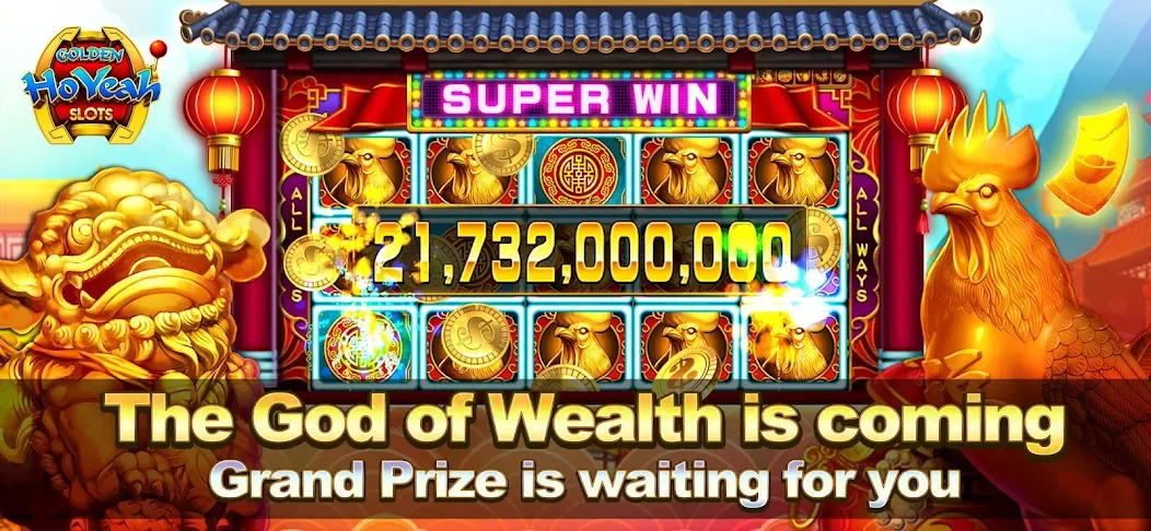 Golden HoYeah- Casino Slots (Голден ХоЯй) [МОД: Бесконечные деньги, Монеты и Мега MOD] Screenshot 1