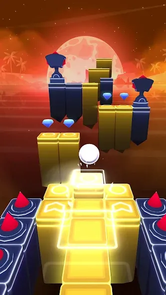 Dancing Sky 3 (Дэнсинг Скай 3) [МОД: Меню, Бесконечные монеты и Открытые уровни] Screenshot 3