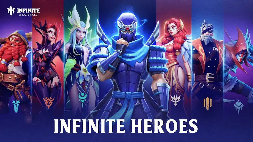Infinite Magicraid (Инфинит Мэджикрейд) [МОД: Все открыто, Дополнительные деньги и Меню MOD] Screenshot 1