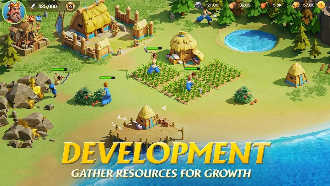 Kingdom Adventure Saga (Кингдом приключение сага) [МОД: Бесконечные деньги, Монеты и Мега MOD] Screenshot 2