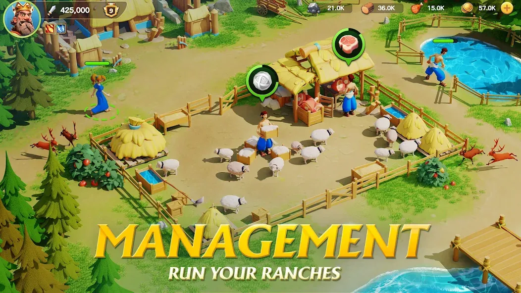 Kingdom Adventure Saga (Кингдом приключение сага) [МОД: Бесконечные деньги, Монеты и Мега MOD] Screenshot 4