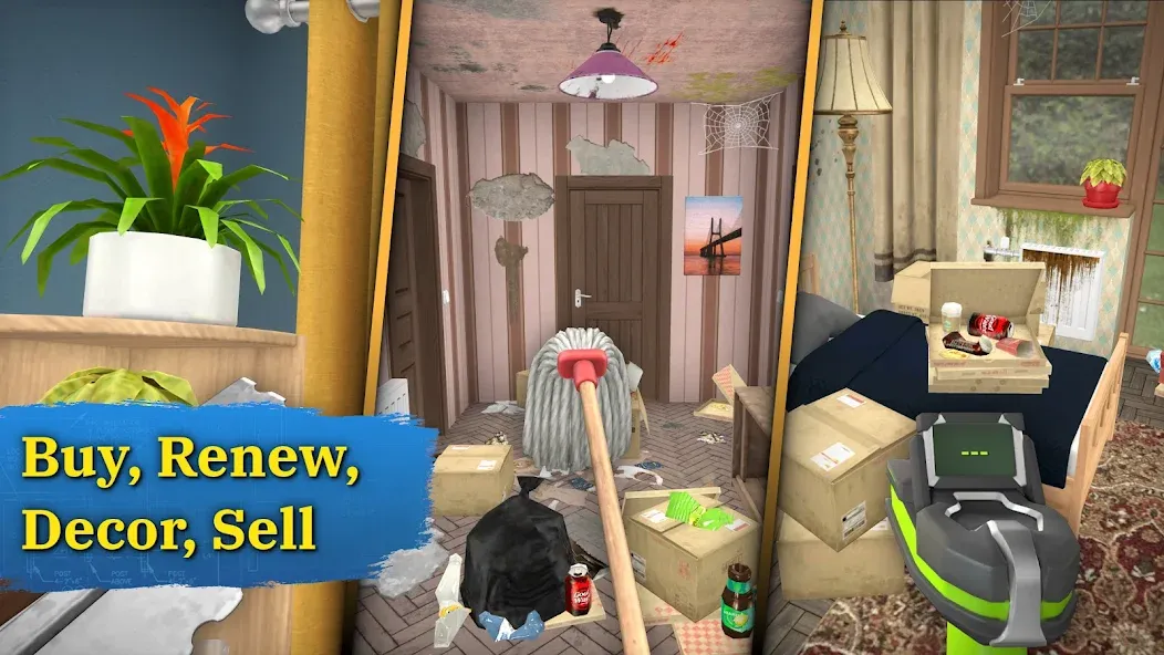 House Flipper: Home Design (Хаус Флиппер) [МОД: Много монет, Открытые уровни и Мега MOD] Screenshot 1