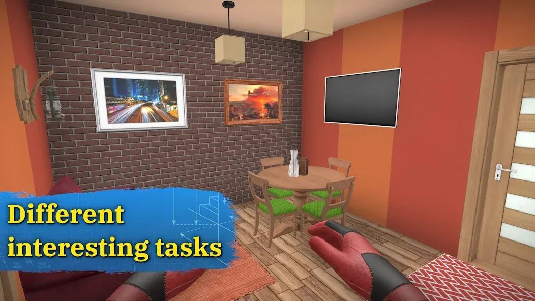House Flipper: Home Design (Хаус Флиппер) [МОД: Много монет, Открытые уровни и Мега MOD] Screenshot 3