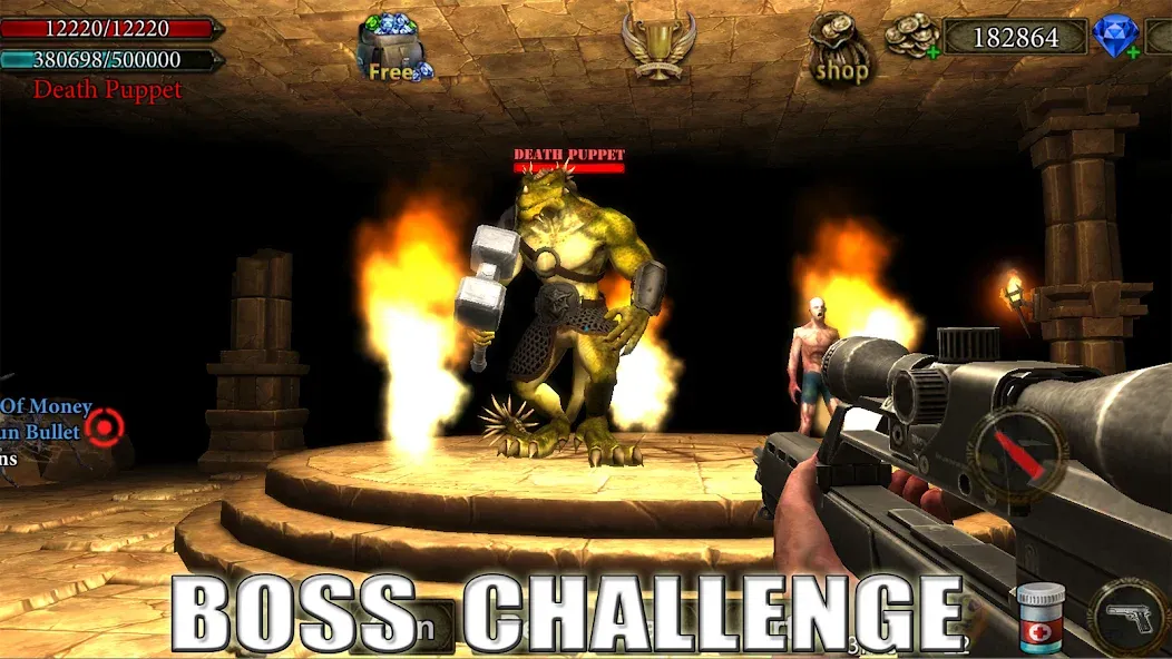 Dungeon Shooter : Dark Temple (Данжен Шутер) [МОД: Много монет, Открытые уровни и Мега MOD] Screenshot 2