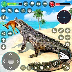 Скачать Crocodile Games: Animal Games [МОД: Много денег, Монет и Все открыто] | Взлом Crocodile Games: Animal Games на Андроид
