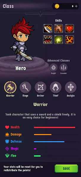 The Walking Hero - Idle RPG (Зе Волкинг Хиро) [МОД: Все открыто, Дополнительные деньги и Меню MOD] Screenshot 2