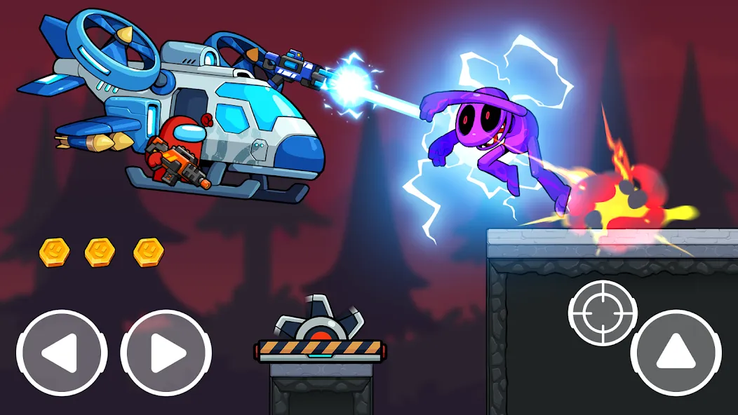 Impostor Shooter: Survival (Импостер Шутер) [МОД: Много монет, Открытые уровни и Мега MOD] Screenshot 2