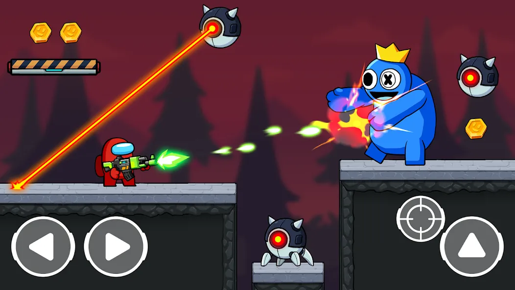 Impostor Shooter: Survival (Импостер Шутер) [МОД: Много монет, Открытые уровни и Мега MOD] Screenshot 3