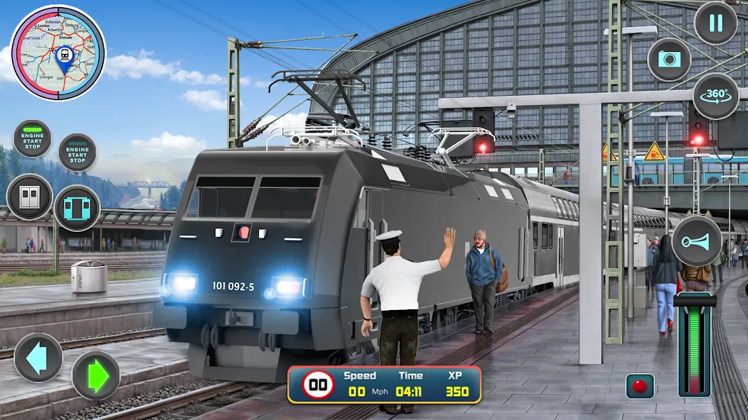 City Train Driver- Train Games [МОД: Деньги, Монеты и Меню MOD] Screenshot 1