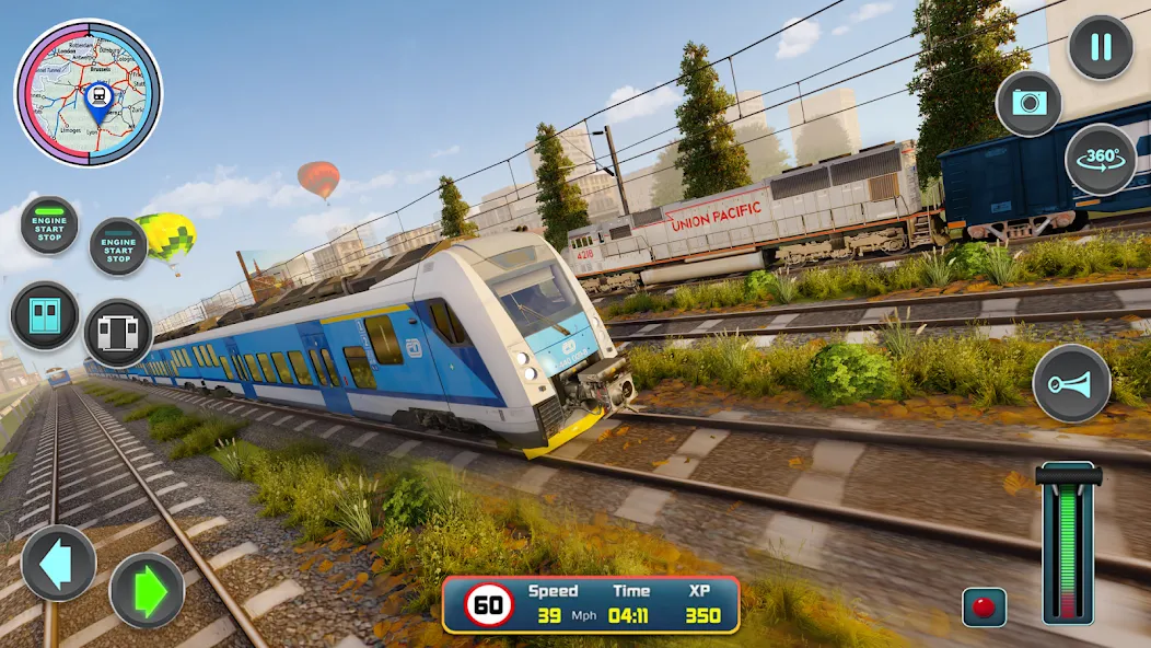 City Train Driver- Train Games [МОД: Деньги, Монеты и Меню MOD] Screenshot 3