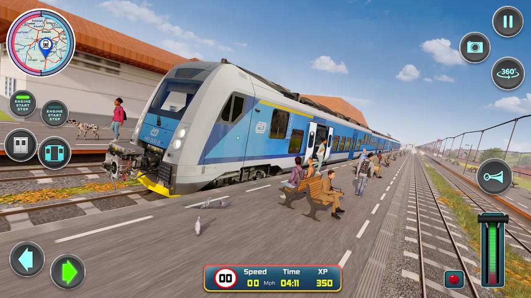 City Train Driver- Train Games [МОД: Деньги, Монеты и Меню MOD] Screenshot 5